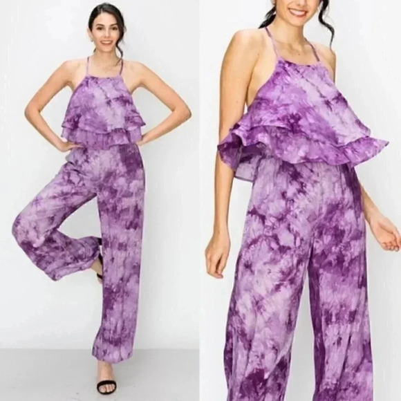COMFY 2 PIECE TIE DYE SET - Picture 1 of 4